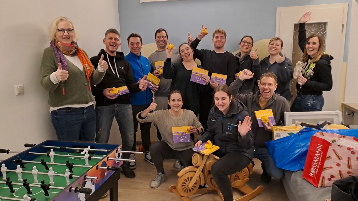 DV Immobilien veranstaltet Social Day bei der Familienwerkstatt